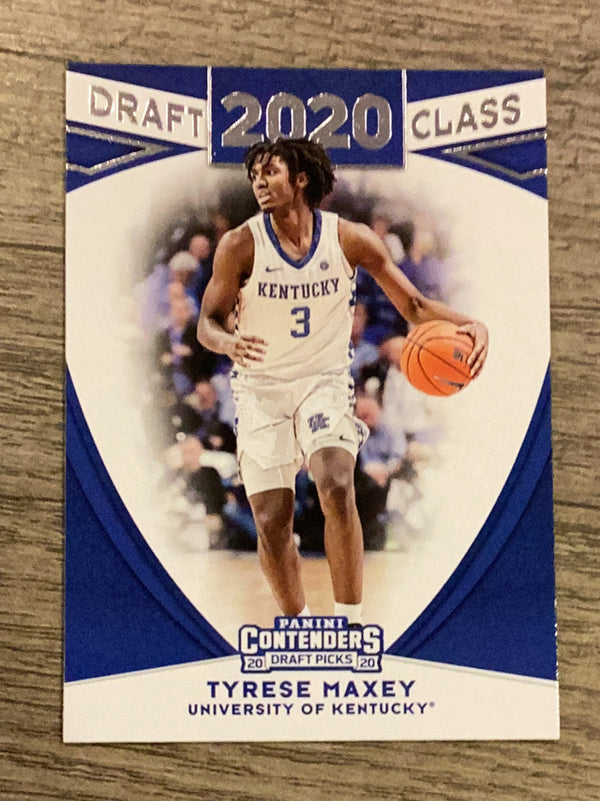 Tyrese Maxey Kentucky Wildcats NBA 2020 Panini Contenders Draft Picks - 2020 Draft Class 10 