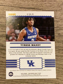 Tyrese Maxey Kentucky Wildcats NBA 2020 Panini Contenders Draft Picks - Front-Row Seats SS-9 Panini
