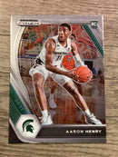 Aaron Henry Michigan State Spartans NBA 2021 Panini Prizm Draft Picks 48 