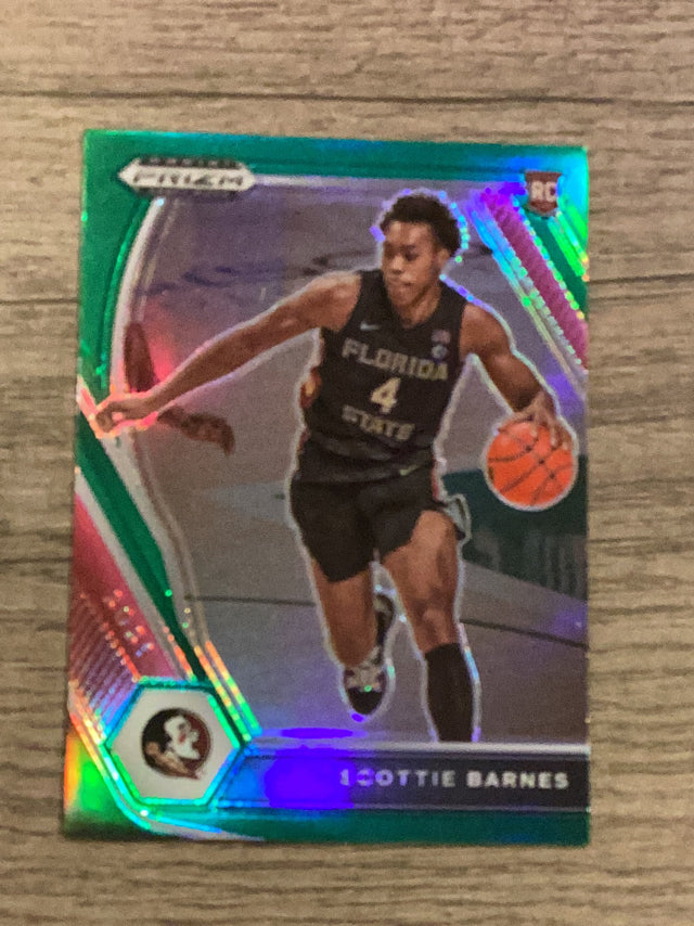 Scottie Barnes Florida State Seminoles NBA 2021 Panini Prizm Collegiate Draft Picks - Choice Green 6 SN8