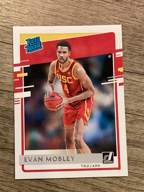 Evan Mobley
Donruss Rated Rookies USC Trojans NBA 2021 Panini Chronicles Draft Picks 27 Donruss Rated Rookies