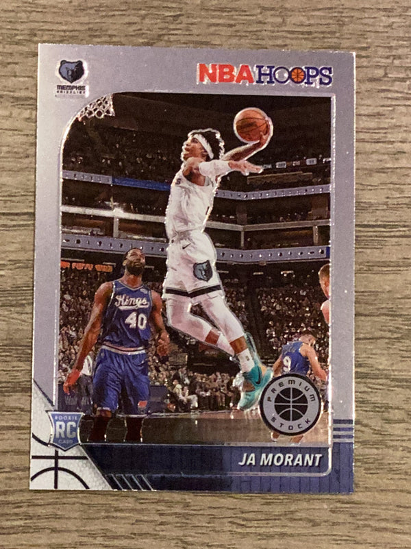 Ja Morant Memphis Grizzlies NBA 2019-20 Hoops Premium Stock 259 RC