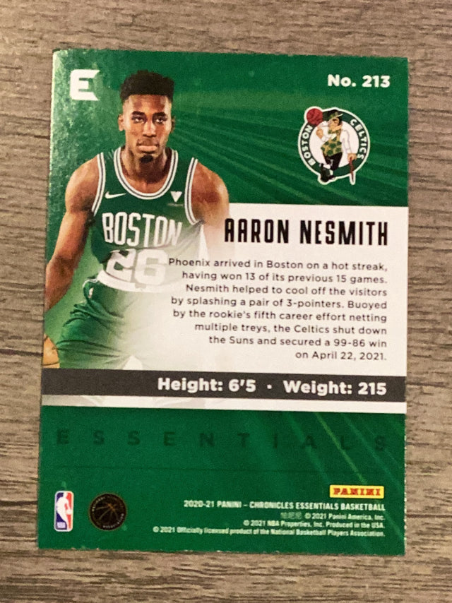 Aaron Nesmith Boston Celtics NBA 2020-21 Panini Chronicles 213 RC Panini