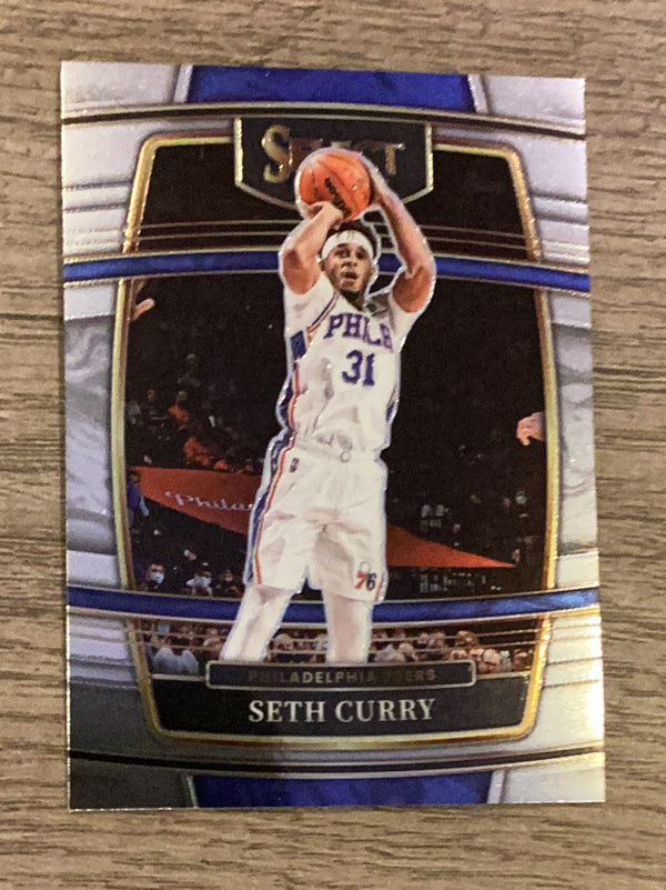 Seth Curry Philadelphia 76ers NBA 2021-22 Panini Select 84 