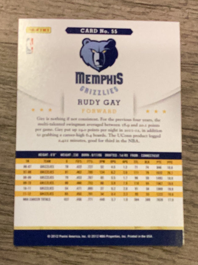 Rudy Gay Memphis Grizzlies NBA 2012-13 Hoops 55 Panini