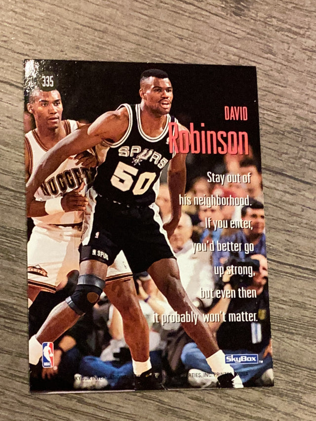 David Robinson San Antonio Spurs NBA 1994-95 SkyBox 335 SSW Skybox