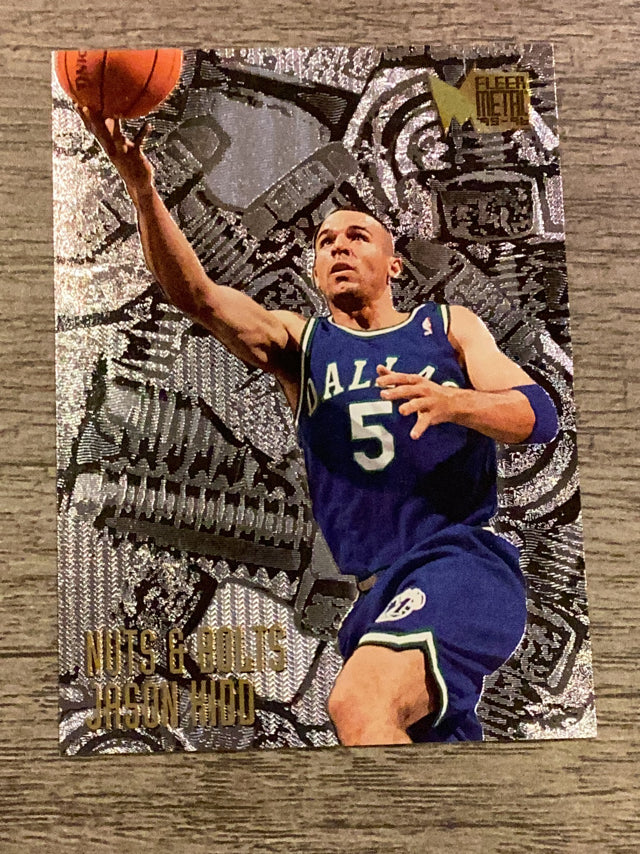 Jason Kidd Dallas Mavericks NBA 1995-96 Metal 213 NB