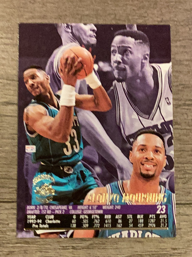Alonzo Mourning Charlotte Hornets NBA 1994-95 Ultra 23 Ultra