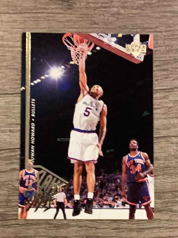 Juwan Howard Washington Bullets NBA 1995-96 Upper Deck 348 SJ