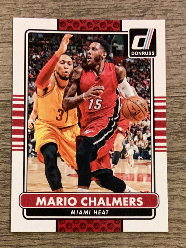 Mario Chalmers Miami Heat NBA 2014-15 Donruss 165 