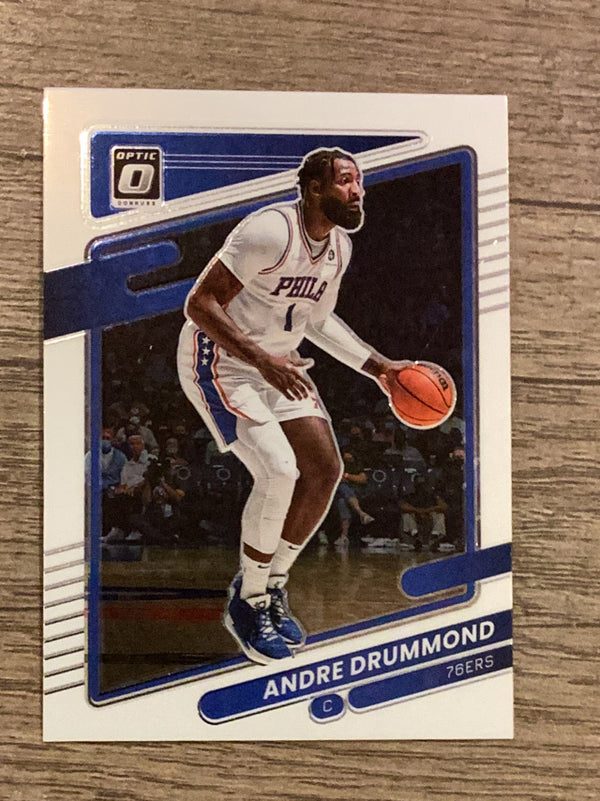 Andre Drummond Philadelphia 76ers NBA 2021-22 Donruss Optic 2 