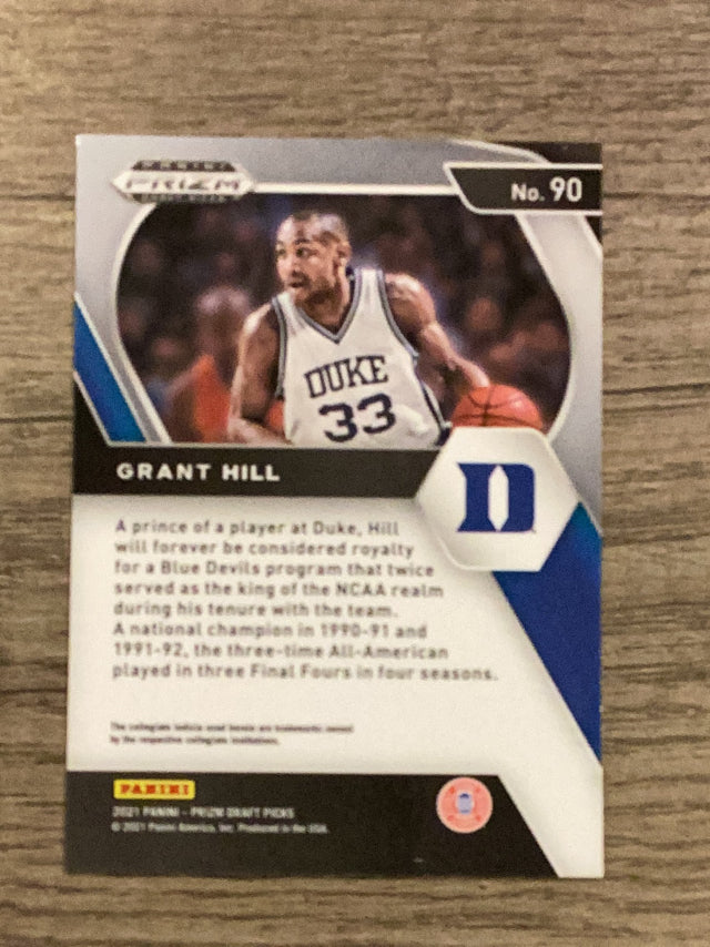 Grant Hill Duke Blue Devils NBA 2021 Panini Prizm Collegiate Draft Picks 90 Panini