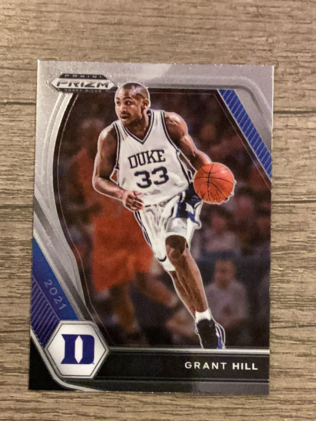 Grant Hill Duke Blue Devils NBA 2021 Panini Prizm Collegiate Draft Picks 90 