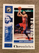 Ben Simmons Philadelphia 76ers NBA 2020-21 Panini Chronicles 19 