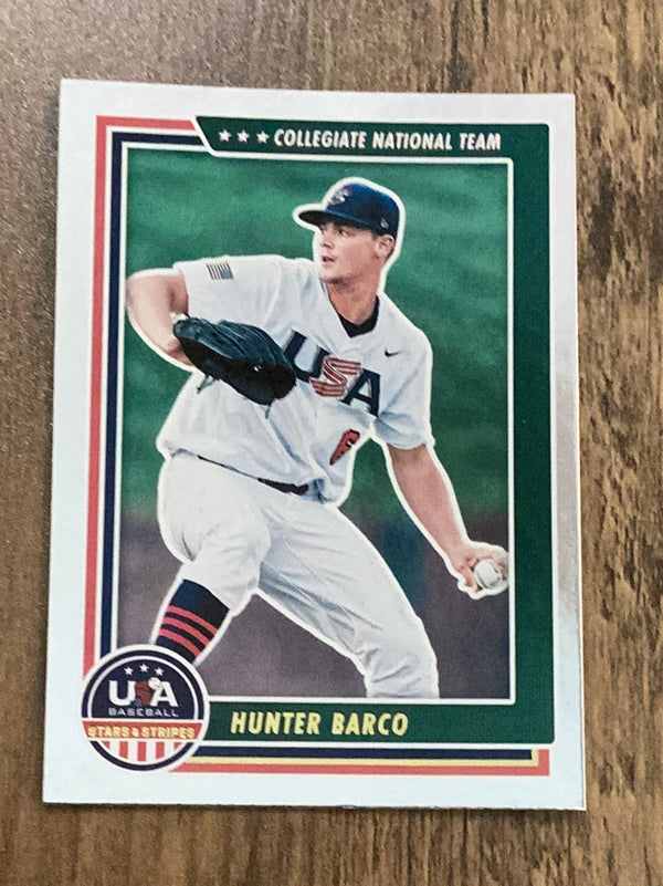 Hunter Barco Usa MLB 2022 Panini USA Baseball Stars & Stripes 1 