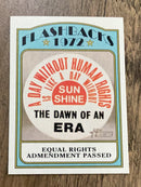 Equal Rights Amendment Passed  NBA 2021 Topps Heritage - News Flashbacks NF-ERA 