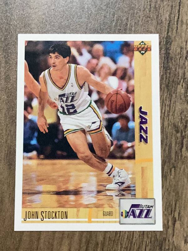 John Stockton Utah Jazz NBA 1991-92 Upper Deck 136 