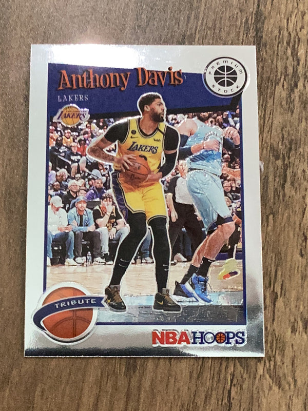 Anthony Davis Los Angeles Lakers NBA 2019 Hoops Premium Stock - Prizms Silver 294 HT