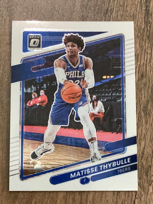 Matisse Thybulle Philadelphia 76ers NBA 2021-22 Donruss Optic: Holo 150 