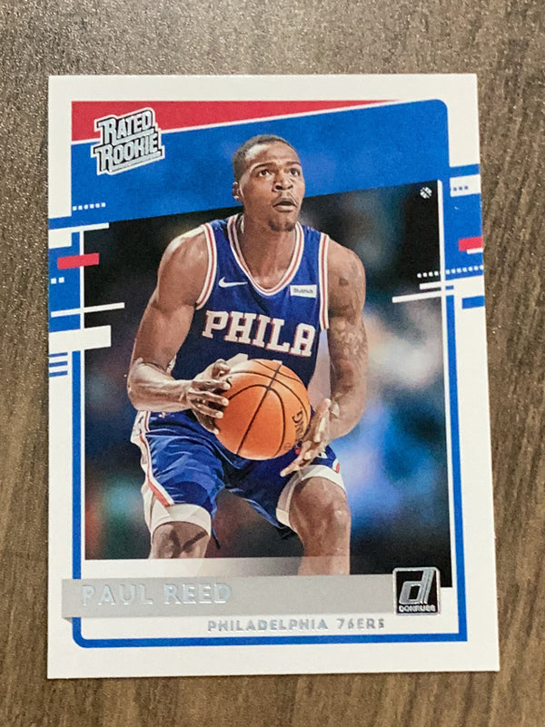Paul Reed Philadelphia 76ers NBA 2020-21 Panini Chronicles 200 RC