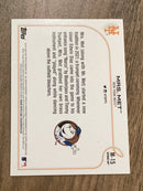 Mrs. Met New York Mets MLB 2022 Topps Opening Day - Mascots M-15 MAS Topps