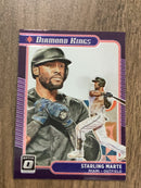 Starling Marte Miami Marlins MLB 2021 Donruss - Holo Purple 17 DK