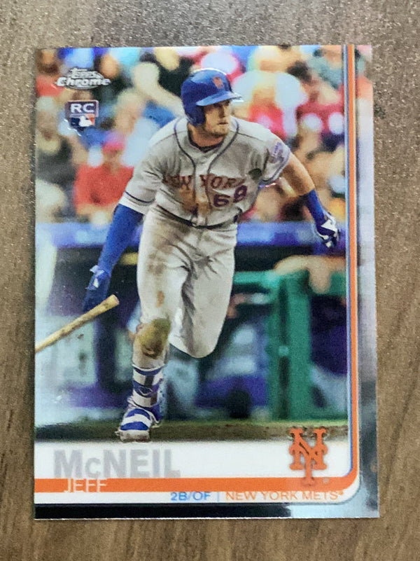 Jeff McNeil New York Mets MLB 2019 Topps Chrome - Pink Refractor 152 