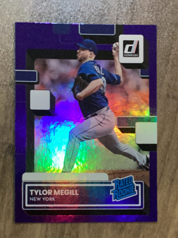 Tylor Megill New York Mets MLB 2022 Donruss: Holo Purple 60 RR