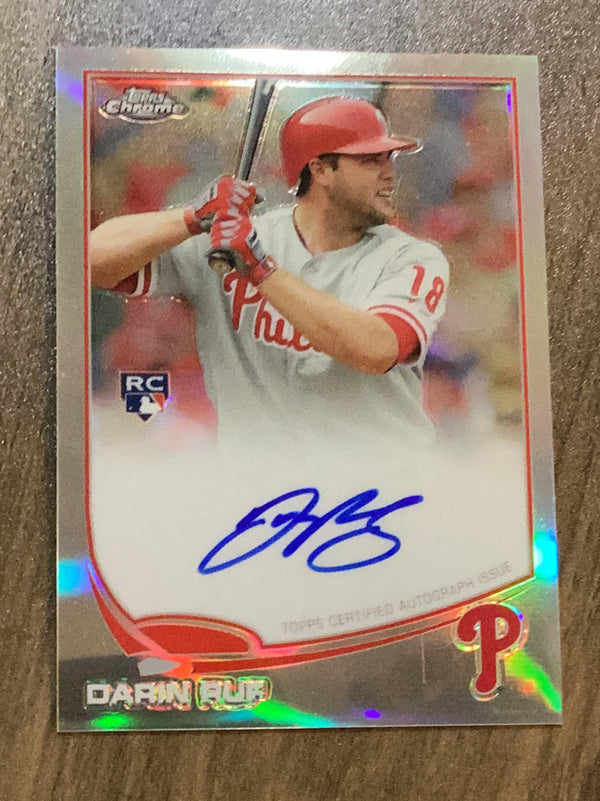 Darin Ruf Philadelphia Phillies MLB 2013 Topps Chrome - Rookie Autographs 16 AU