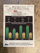 Nick Gordon Minnesota Twins MLB 2014 Bowman Sterling - Prospects Refractor BSP-17 SN199 Bowman