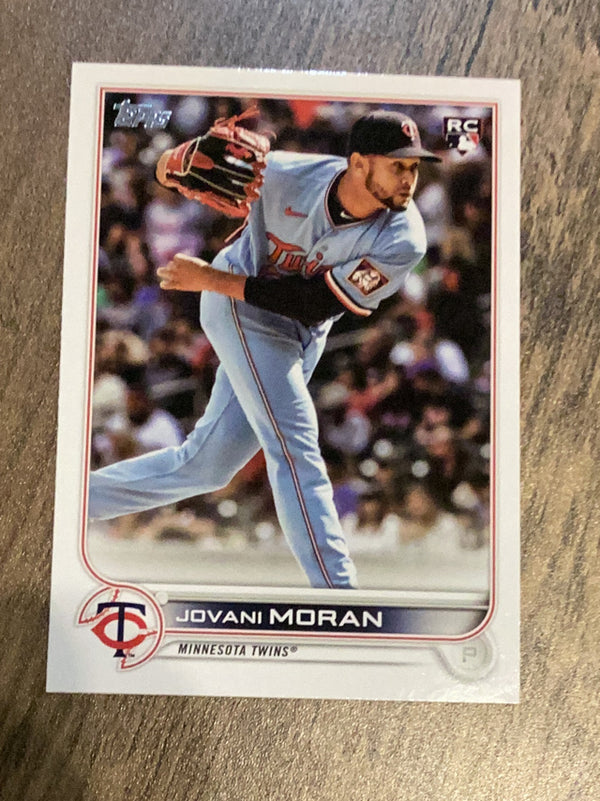 Jovani Moran Minnesota Twins MLB 2022 Topps 387 RC