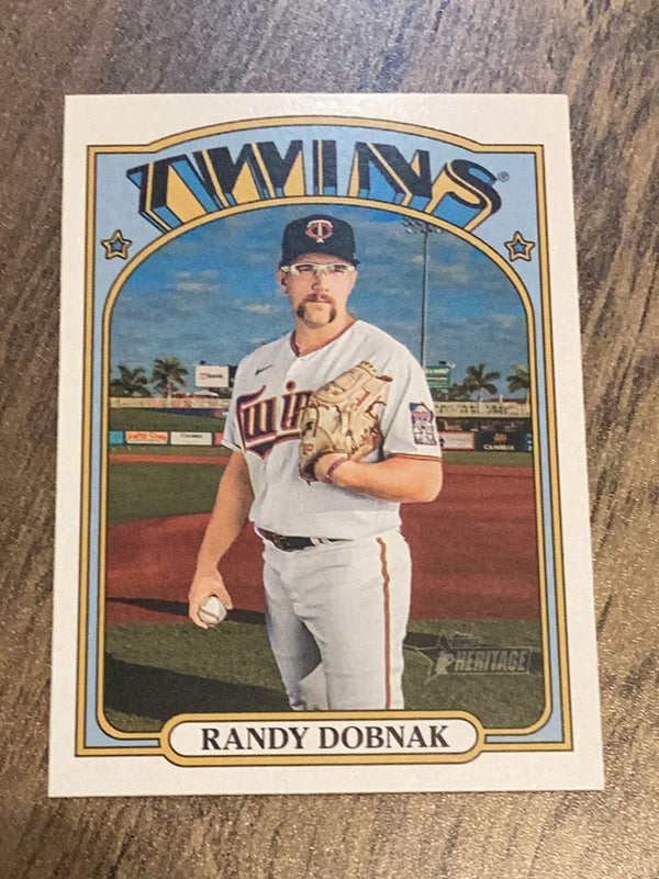 Randy Dobnak Minnesota Twins MLB 2021 Topps Heritage 334 