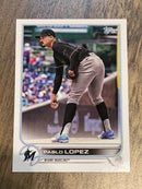 Pablo Lopez Miami Marlins MLB 2022 Topps 644 