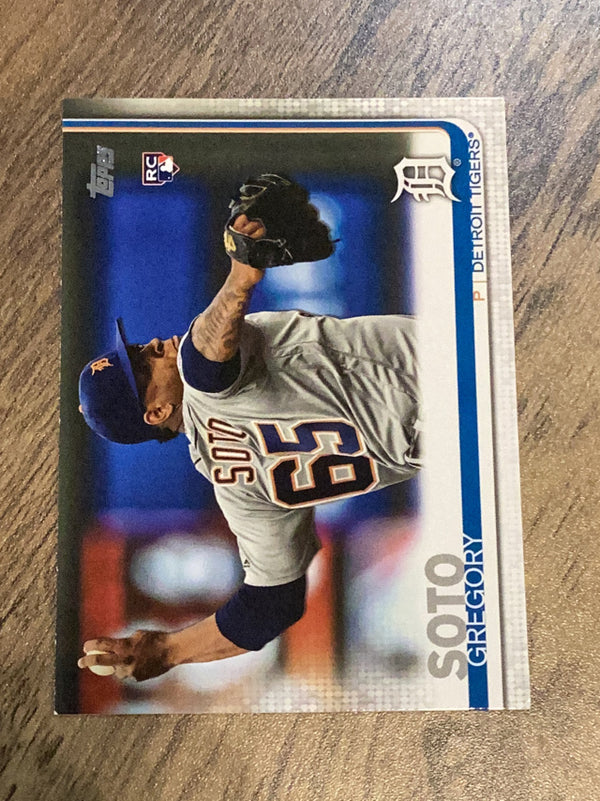 Gregory Soto Detroit Tigers MLB 2019 Topps Update US94 RC