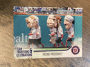 Racing Presidents Washington Nationals MLB 2018 Topps Opening Day - Team Traditions & Celebrations TTC-PR 