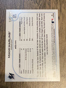 Miami Marlins Miami Marlins MLB 2022 Topps 1st Edition - Orange Foil 326 TC, SN75 Topps