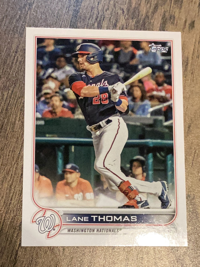 Lane Thomas Washington Nationals MLB 2022 Topps 555 