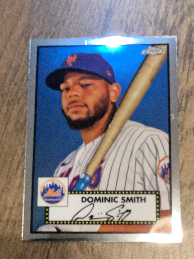 Dominic Smith New York Mets MLB 2021 Topps Chrome Platinum Anniversary 394 