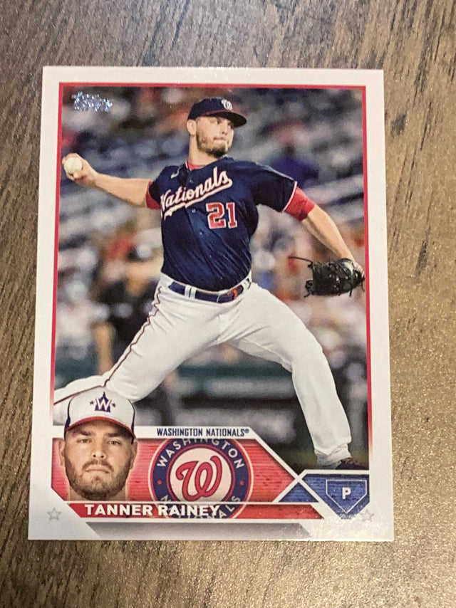 Tanner Rainey Washington Nationals MLB 2023 Topps 80 