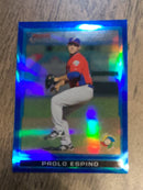 Paolo Espino Panama MLB 2009 Bowman Draft Picks & Prospects - Chrome Wbc Prospects Blue Refractors BDPW30 SN99