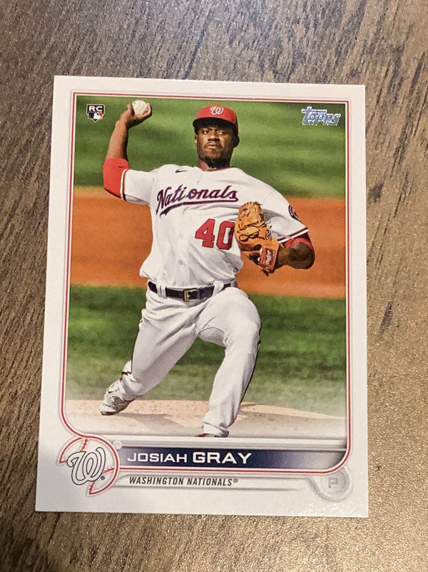 Josiah Gray RC
BASE: Pitching Washington Nationals MLB 2022 Topps 43 RC, BASE: Pitching