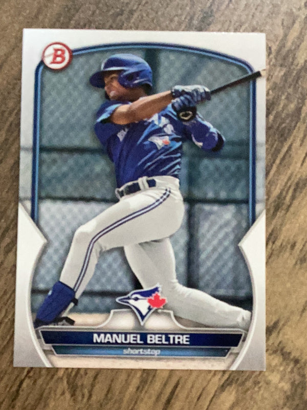 Manuel Beltre Toronto Blue Jays MLB 2023 Bowman: Prospects BP-79 