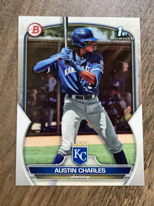 Austin Charles Kansas City Royals MLB 2023 Bowman: Prospects BP-17 