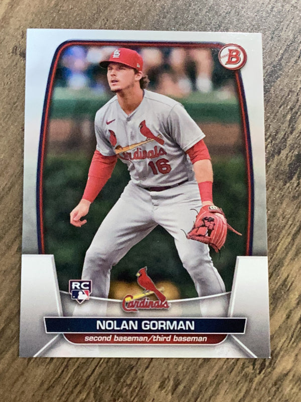 Nolan Gorman St. Louis Cardinals MLB 2023 Bowman 6 RC