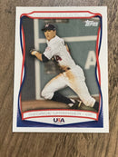 George Springer Collegiate National Team MLB 2010 Topps Usa Baseball USA-41 
