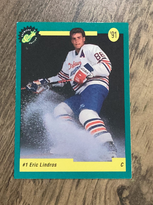 Eric Lindros Quebec Nordiques MLB 1991 Classic Draft Picks 1 