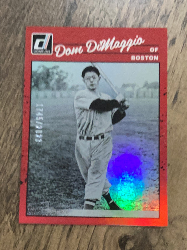 Dom DiMaggio Boston Red Sox MLB 2023 Donruss - Holo Red 280 R90, SN2023