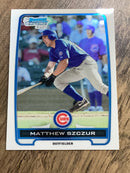 Matthew Szczur Chicago Cubs MLB 2012 Bowman - Prospects BP34 
