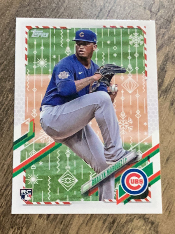 Brailyn Marquez Chicago Cubs MLB 2021 Topps Holiday HW78 RC