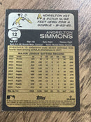 Andrelton Simmons Minnesota Twins MLB 2022 Topps Heritage 12 Topps